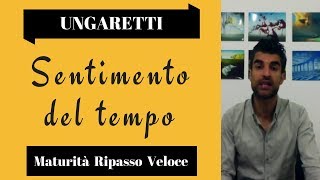 Giuseppe Ungaretti Sentimento del tempo [upl. by Desberg]