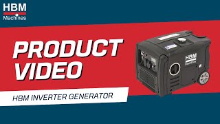 HBM 3200W 4takt inverter generator met 223 cc benzinemotor 230V12V  Productvideo [upl. by Ruth]