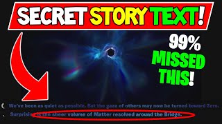 NEW Fortnite Secret Storyline Text Solved quotSeason X Tapes to Chapter 2 Storylinequot EXPLAINED [upl. by Yzus]