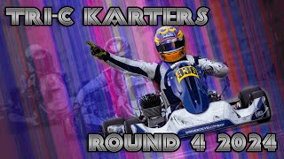 TriC Karters Round 4 2024 Highlight Video  Summer 100 1 [upl. by Yadseut390]