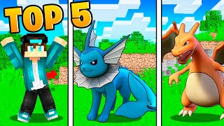 Top 5 Pixelmon Addons For Minecraft Bedrock [upl. by Gerianne]