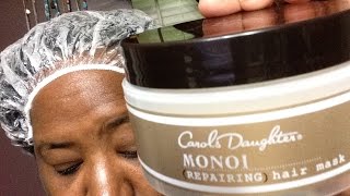 Carols Daughter Monoi Repairing Mask TEXLAXED RELAXED Deep Conditioner [upl. by Eloisa441]