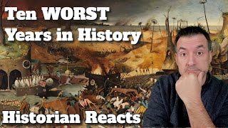 Ten Worst Years in History  TopTenz Reaction [upl. by Nirtiak]