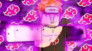 Going to the AKATSUKI BASE in Naruto Roblox [upl. by Velick]