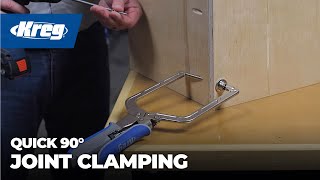 Quick 90° Joint Clamping With The Kreg Right Angle Clamp  Great Clamp For Pocket Holes [upl. by Mllly]