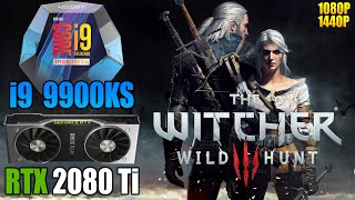 The Witcher 3 Wild Hunt  i9 9900KS  RTX 2080 Ti  1080P amp 1440P  Ultra amp Low Settings [upl. by Olaznog]