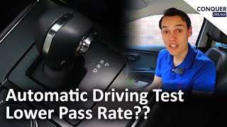 Why the automatic driving test has a lower pass rate in the UK [upl. by Nimajaneb]