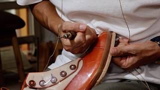 Making HANDMADE Classic Button Boots from Start to Finish [upl. by Colman]