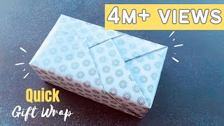 Easy Gift Wrapping  DIY Gift Packing Idea  Gift Wrap Idea giftwrap [upl. by Delahk]