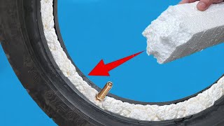 No one believes it but it really works This substance pumped into tires is more durable than tubes [upl. by Niabi]