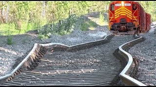 Extreme Train Railway Tracks Replacement Modern Technology  Amazing Rail Building Machines 2021 [upl. by Kaja]