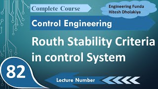 186 Special cases of Rouths stability criterion  case 1 amp case 2  solved problems  EC Academy [upl. by Adnirual]