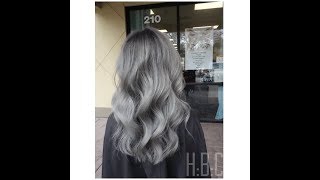 Redken grey tone with shadow root [upl. by Nylorahs]