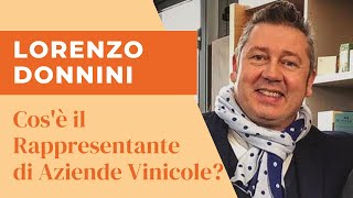 Cosè il Rappresentante di Aziende Vinicole Chiediamolo a Lorenzo Donnini [upl. by Arihaz960]