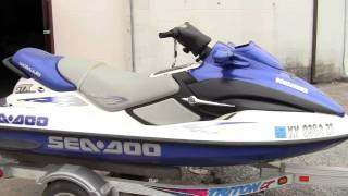 2000 Sea Doo GTX jet ski walkaround video [upl. by Elletnuahc]