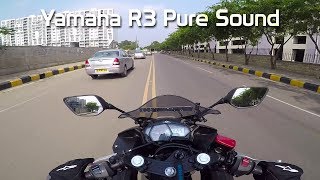 Yamaha R3 Pure Exhaust Sound [upl. by Tterrab]