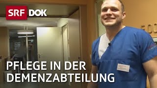 Pflegedienst in der Demenzabteilung  Reportage  SRF [upl. by Gniy]