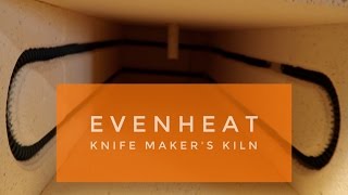 Evenheat Knife Makers Kiln  quick look and how to program it [upl. by Dunc]