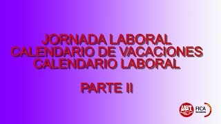 Calendario Laboral [upl. by Nahsaj]