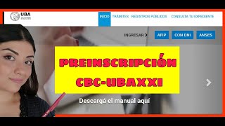 👉Cómo inscribirse en el CBC UBA 2021✔ PREINSCRIPCIÓN PARTE 1 [upl. by Biernat]