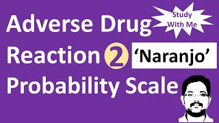 Adverse Drug Reaction Part 02 I Causality Assessment I Naranjo Scale [upl. by Anabal]