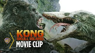 Kong Skull Island  Kong vs Skullcrawler  Warner Bros Entertainment [upl. by Hole]