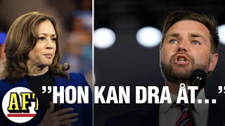 JD Vance svär åt Kamala Harris [upl. by Jem983]