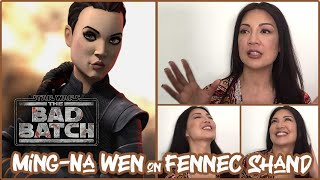 MingNa Wen on Fennec Shand in The Bad Batch  MidSeason Press Roundtable [upl. by Naehs312]