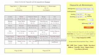 Sommerflugplan 2015 Memmingen Flughafen Airport im Allgäu [upl. by Neufer662]