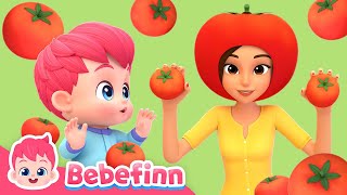 Hola Im Tomato 🍅ㅣEP135ㅣTomato Song for KidsㅣBebefinn Nursery Rhymes [upl. by Annoiek]