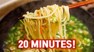 20 Minute Korean Chicken Noodle Soup That Will Change Your LIFE l Dak Kalguksu [upl. by Pirnot]