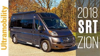 2018 Roadtrek Zion SRT Review  Class B Camper Van RV Under 20 feet [upl. by Shandy]