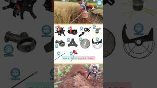 Backpack vs sidepack brush cutter  best agriculture machine brushcutter agriculture farmer [upl. by Alleon983]