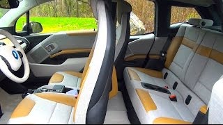 BMW i3 test review  interior lounge feeling  Autogefühl Autoblog [upl. by Herschel755]