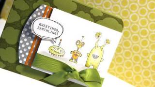 Greetings Earthling  Make a Card Monday 78 [upl. by Alahc158]