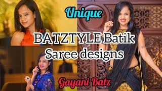 Unique Designer Gayani Batz with Her Own Batik Saree Styles  Best Batiks in Sri Lanka [upl. by Leibarg]