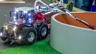 RC tractor CLAAS Xerion by Siku Control in ACTION at HofMohr [upl. by Ralat633]