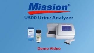 ACON Labs  Mission U500 Urine Analyzer Demo Video [upl. by Ecertak]