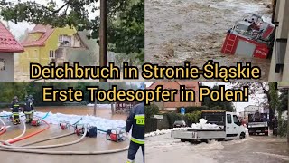 Deichbruch amp Flut fordert erste Todesopfer im Süden Polens  Massive Zerstörung [upl. by Lledroc]