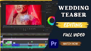 How to edit wedding Teaser amp Highlights  Premiere pro Tutorial premierepro tutorial editing [upl. by Akselav]