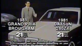 1980 Pontiac Grand Prix quotBetter then Datsun 280ZXquot TV Commercial [upl. by Walke]