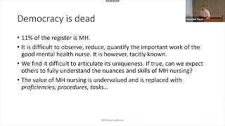 Chris Connell  Mental Health Nursing Identity  Oxford 2022 [upl. by Jehial]