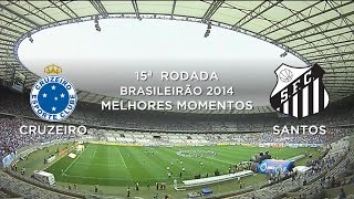 Melhores Momentos  Cruzeiro 3 x 0 Santos  Brasileirão 2014  17082014 [upl. by Rothstein464]