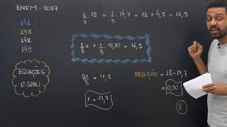 ENEM 2017  Questão 138 de Matemática Caderno Amarelo [upl. by Evol822]