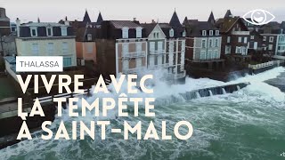 Vivre avec la tempete à SaintMalo  Thalassa [upl. by Disraeli]