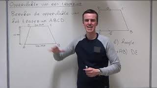 Oppervlakte van een trapezium 2 HAVOVWO amp 2 VWO [upl. by Zanze]