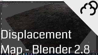 How to use Displacement map in Blender [upl. by Albertine696]