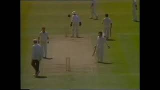 Paul Jarvis bowling for England v Australia 2nd Test Lords June 1989 [upl. by Annwahsal]