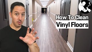 How To Clean Vinyl Plank Floors in Real Time [upl. by Deegan]