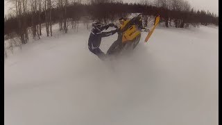 Manitoba Back Country Snowmobile Edit GoPro HD 2014 [upl. by Lundeen]